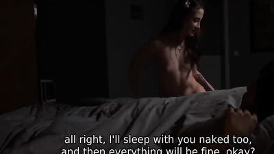 SIS.PORN. Babe with small waist wears flower in hair and has sex with woken up stepbrother