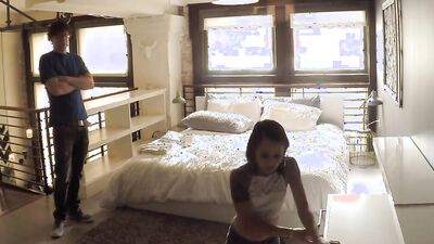 SpyFam Thieving step sister blackmailed into fuck