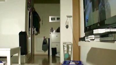 Hot German Step-Sister caught Him and help with Fuck
