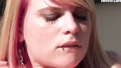 AmateurEuro - Petite French Step Sis Ass Fucked On The Rooftop