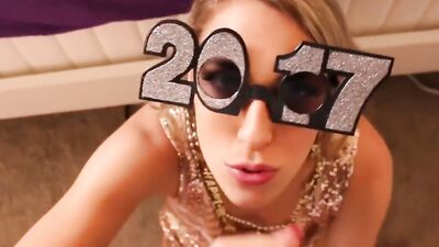 Kimber Lee Blows Her Step Bro for the New Year!