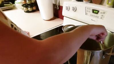 Scarlett catches her Step-Son