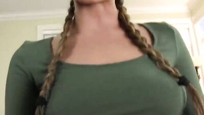 Teen Christiana Cinn fucks and sucks not her step brother