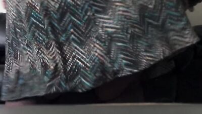 Ebony Stepmom dancing on the couch