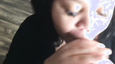Sucking my stepbrother dick before I leave home