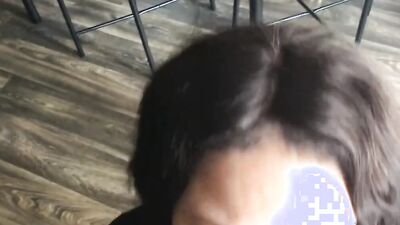 Sucking my stepbrother dick before I leave home
