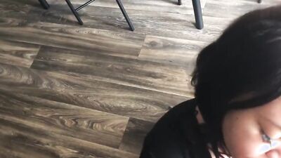 Sucking my stepbrother dick before I leave home