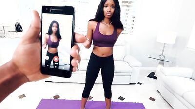 Lacey London Caught in Ripped Yoga Pants & Creampied by Step-Brother!