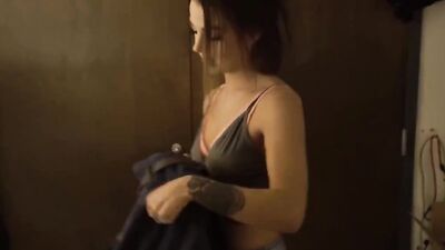 Dirty Bathroom Sex With Sneaky Teen Stepsister - Evelin Stone