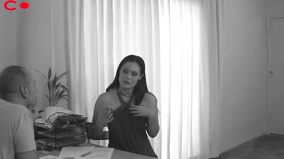 First she wants to fuck, then she wants to feel his juice inside