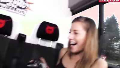 BUMS BUS – Silvia Dellai & Eveline Dellai Have Crazy Fun With Daddy
