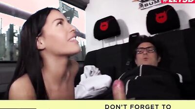 BUMS BUS – Silvia Dellai & Eveline Dellai Have Crazy Fun With Daddy