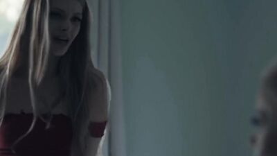 SweetHeartVideo - Lesbian Stepsis Sophie Sparks & Charlotte Stokely Eating & Rubbing Pussies in Bed