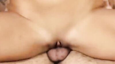 Dad smells  daughter pantiens and then she rides the cock