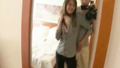 Exploring Her Tight Young Butthole