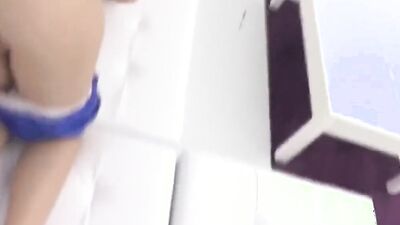 Best ever Latina Teen Stepdaughter has Sex with Dad while Studying, POV Masturbation