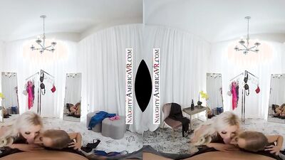 Naughty America Katie Morgan and Nina Elle in dressing room