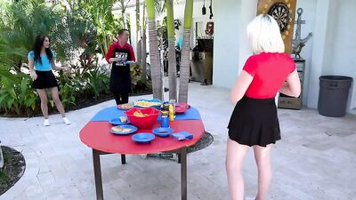 BFFs Sofie Reyez and Sabrina Snow need a Football Lesson