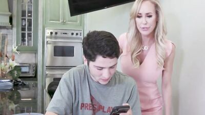 Trickery - Busty MILF Brandi Love has sex with her stepson
