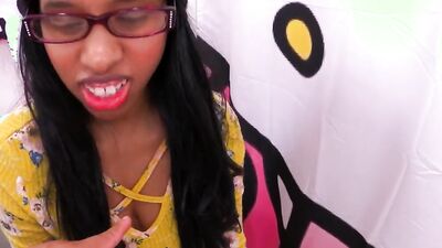 60fps Disobedient Black Stepdaughter Msnovember Learns her Lesson the Hard Way, Doggystyle Tits Suck