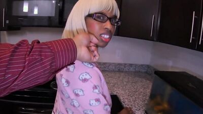 4k StepDad Thumb in my Ass while POV Fucking me from behind Standing & Sucking my Titties Msnovember