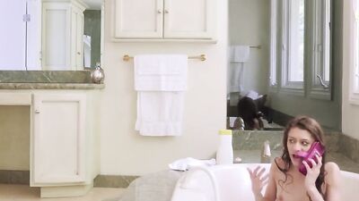 SPYFAM Step Sister Takes Advantage of Step Bro in the Tub