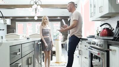 SPYFAM Horny Step Sister Leaves Dildo in Dishwasher
