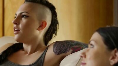 The Lesbian Experience - Rachael Modaori Shares with Stepsister Karmen Karm