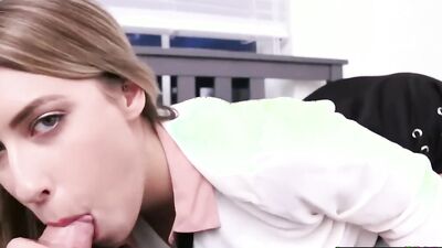 Almost Teen Step Mom Kimber Lee Jizzed on Face by Step Son!