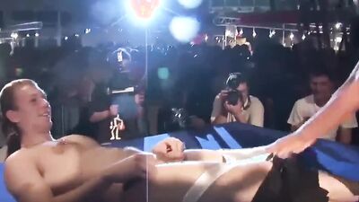 Amazing stripper picks a guy from the crowd and gives him a lapdance