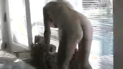 Stripping and Camming for her Son
