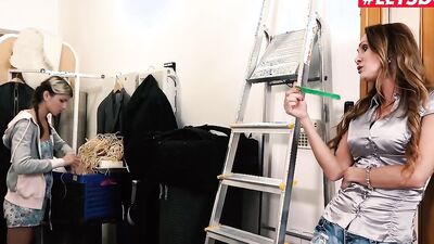 Cynthia Vellons & Gina Gerson are playing with some sex toys