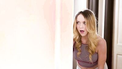Katie Morgan Spanks her Stepdaughters as a Lesson