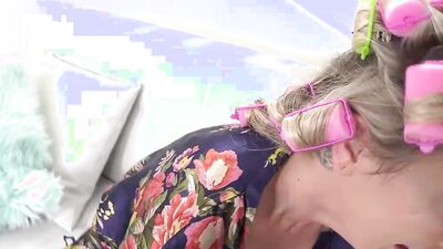 Soldier Nathan Bronson fucks his hot blonde wife Adira Allure