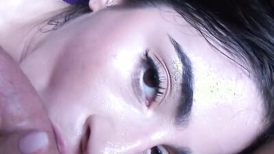 Dazzling brunette girl is getting fucked in this POV sex video
