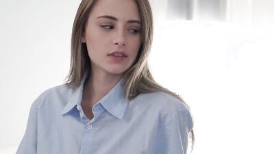 Jane Wilde & Kyler Quinn are kissing while sharing a horny guy