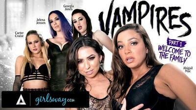 GIRLSWAY – Abigail Mac Is Gangbanged Hard By A Vampire Coven