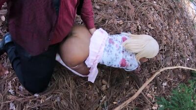  time in the Woods with my DaughterInLaw Msnovember Ends my Cumshot Dripping down her Ass