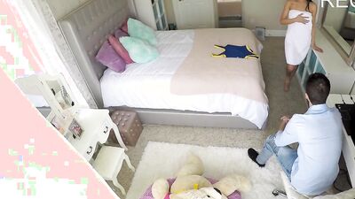 SpyFam March Madness Blackmail Fuck with Step Sister Ariana Marie