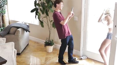 SpyFam Step Sister Hime Marie Blackmailed into Fuck with Step Brother