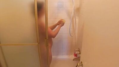 Your stepmom invites you into her shower for sex POV