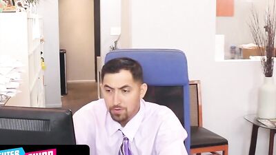 Horny Stepdads Switch Teeny Stepdaughters At Work