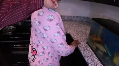 4k  StepDad Thumb in My Ass While POV Fucking Me From Behind