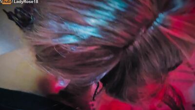 Threesome with stepsisters sex and cum in the pussy on halloween