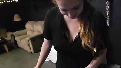 Horny Brother Fucks 'Step' Sister and cums on her tits