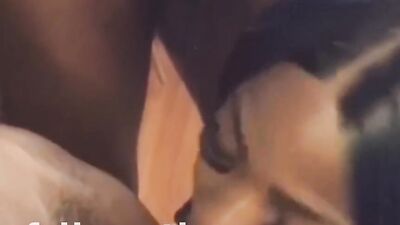 Step dad and son share hot teen pussy til they bust a nut together