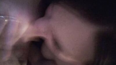 Step daughter  lily-flower tries out new tongue ring for stepdad...he liked
