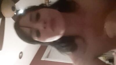 Step daughter  lily-flower tries out new tongue ring for stepdad...he liked