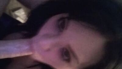 Step daughter  lily-flower tries out new tongue ring for stepdad...he liked