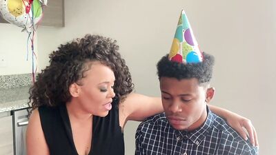 nobody came to my bday party so my stepmom gave me an extra surprise...